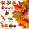 20LED Fall Thanksgiving Wreaths for Front Door Lights Fall